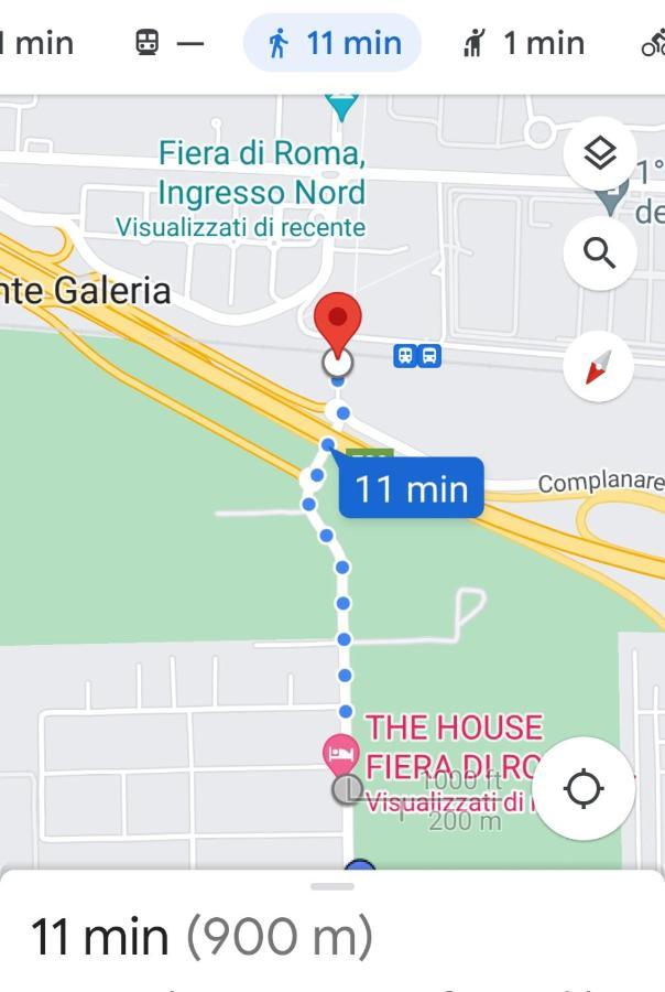 The House Fiera Di Roma Aeroporto Fiumicino Bed and Breakfast Ponte Galeria Exteriör bild